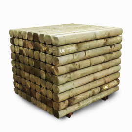 New Moulded Green Garden Sleepers - 1200 x 150 x 100mm