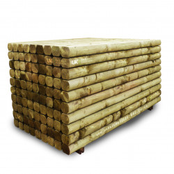 New Moulded Green Garden Sleepers - 2400 x 120 x 100mm